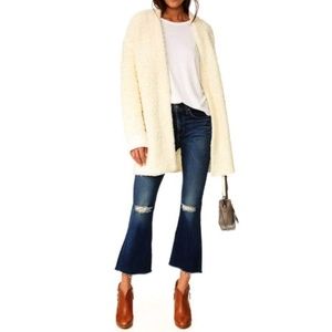 Rag & Bone Cora Ivory Sweater Coat